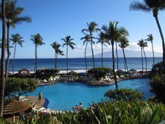 One of 6 pools at Hyatt Regency, Maui