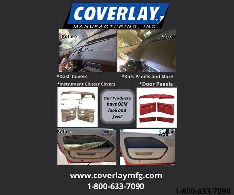 Go to www.coverlaymfg.com and see the difference!