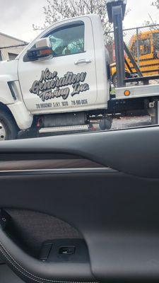 This is the towing truck company that picked my car.