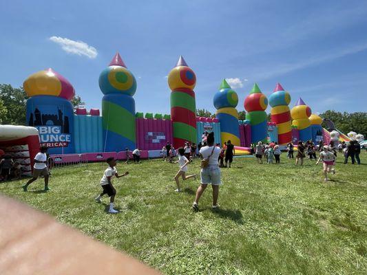 Largest bounce house according to the Guinness Book