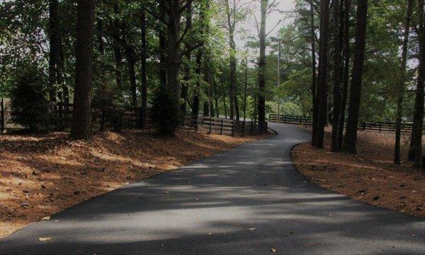 asphalt driveway