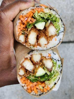 Black Pepper Chicken Burrito