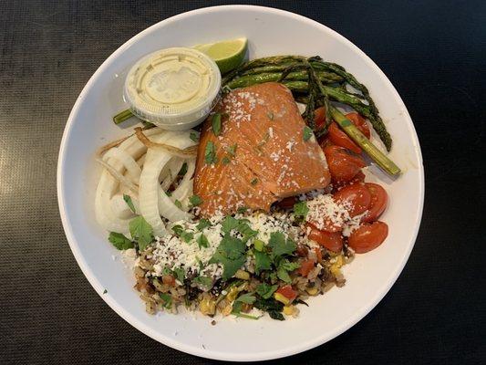 Salmon Fiesta Bowl