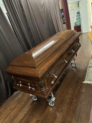 New Wood Casket