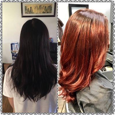 #givaesalon#oaklandhairsalon#hairbyholly#aboveandbeyondstylist#colorcorrection