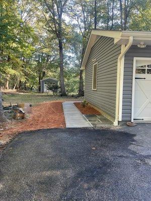 Garage pathway