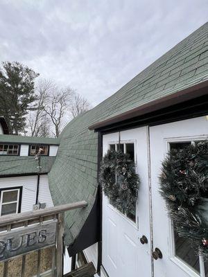 Hoop barn roof