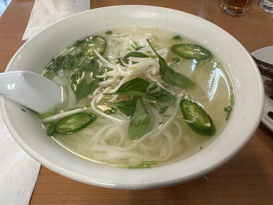 Pho! Perfectly comforting on a rainy San Francisco day.