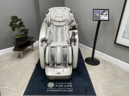 KAI massage chair first to have sonic wave and music sync - 2022 CES award winner!