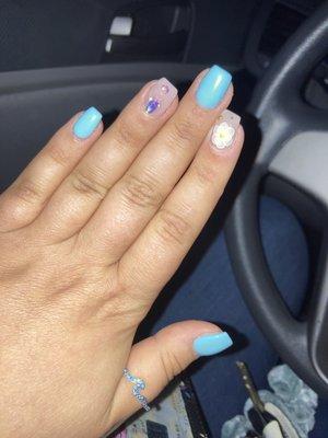 UV gel manicure