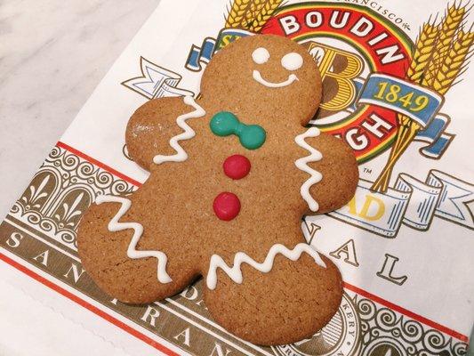 Holiday cookie...the gingerman bread.