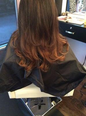 Very soft and beautiful ombré.