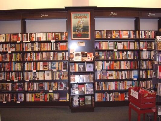 The fiction wall.