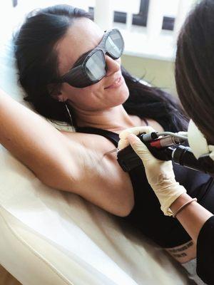 Laser hair removal packages available.