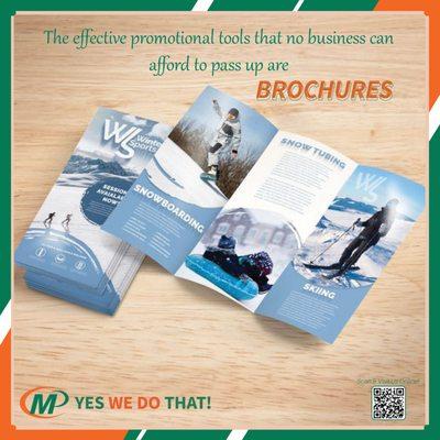 Grab your gear, snow season is HERE! 
Attract attention with full-color brochures that show off the best your business has to offer.