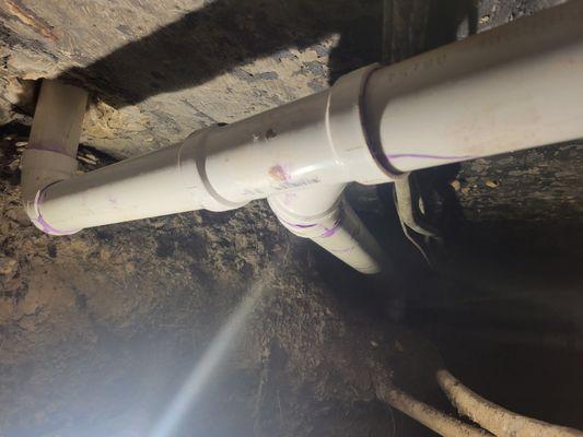 Sewer plumbing repairs