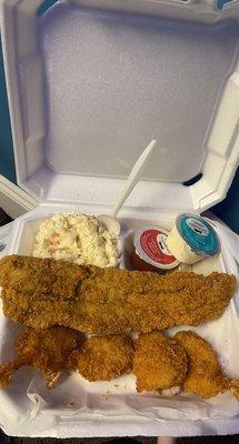 2 Fish and Meal Combo