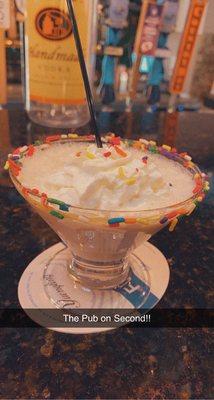 Birthday Cake Martini!