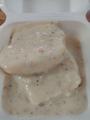 Biscuits and Gravy $2.75