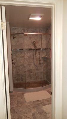 new shower enclosure