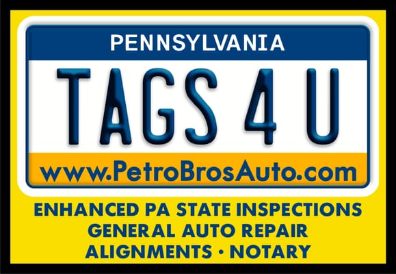 Used Car Dealership, Auto Tags, Notary, General Auto Repair, Enhanced State Inspections, Windshields Repaired and Replaced