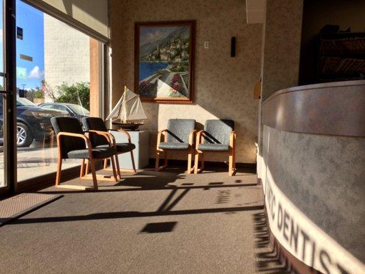 Reception Area at Topanga Dental Care - 1/5/18