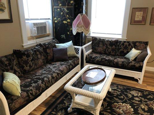 Seating area of one of our en suite rooms.