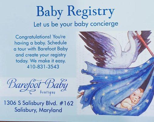 Personalized baby registry for local mamas