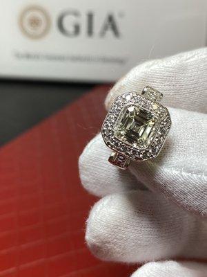 Here's a beautiful 3.01 carat asscher cut Diamond set in platinum we purchased from a high value estate. Do you have something  to sell?