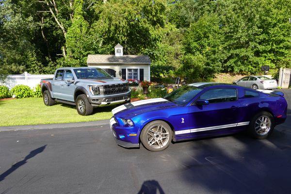 Our 2023 Ford Raptor and Shelby GT 500!