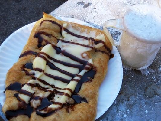 boston cream fried dough-- daddy style