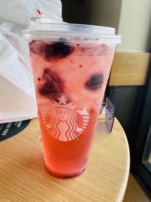 Very Berry Hibiscus Starbucks Refreshers TM Beverage