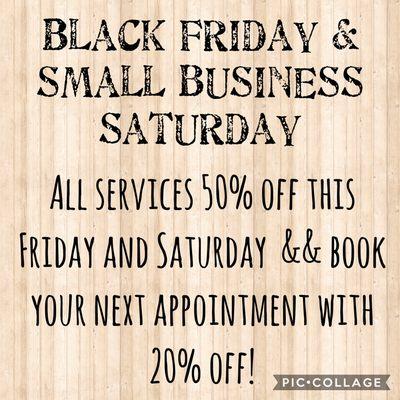 This Friday and Saturday only! Call or text to book 907-306-6137