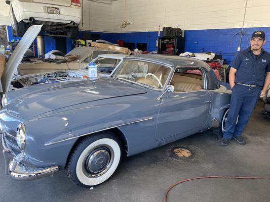 My classic 1959, Mercedes 190 SL