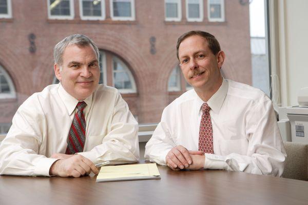 Attorneys Jerome Konkel and Jonathan Safran