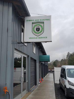 We now service electric and hybrid vehicles.