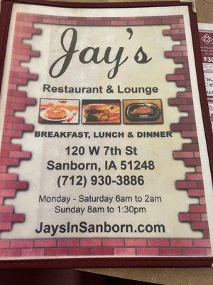 Jay's Restaurant and Lounge