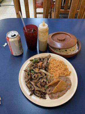 Fajita plate