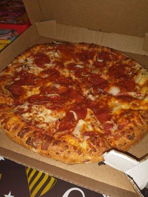 Large Xtra pepperoni