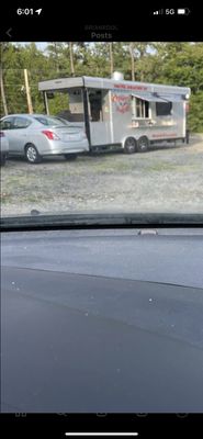 HUGE PARKING LOT & Awesomely Clean Food Truck