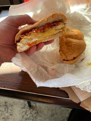 Bacon egg and cheese