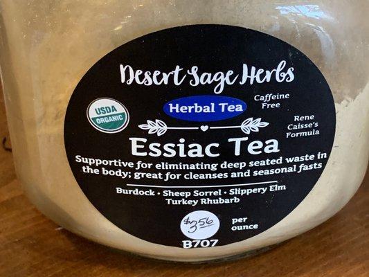 Essiac tea Desert Sage Herbs