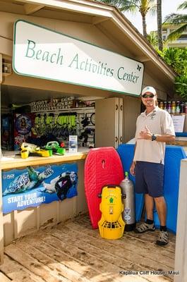 Close proximity to Kapalua Bay for guests to enjoy water activities provided by Kapalua Dive Co.