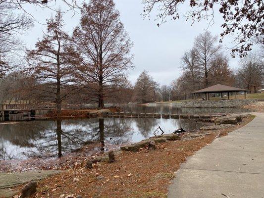 Lake walkway