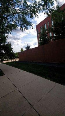 This is the south end of the school on Hoyne Avenue near 48th Street.