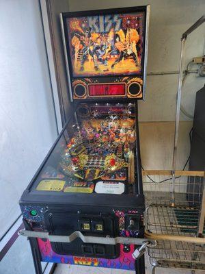 They even have a Kiss pinball machine incase you want to listen to some Rock while you wash!