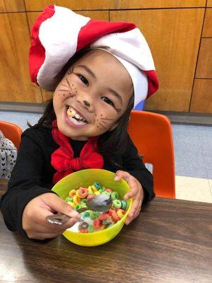 Breakfast during Dr. Seuss week