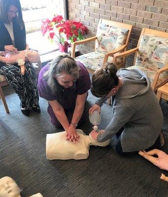 Staying up-to-date on CPR training! The staff at Mikula Dental strive to be the best they can, especially during an emergency.