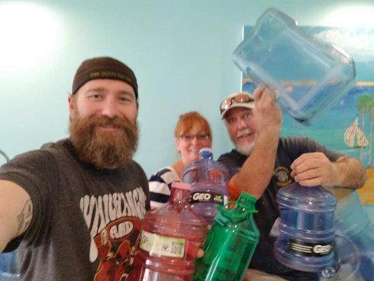 Alkaline Water? Check! Water Dispenser? Double Check! Awesome Staff? Triple Check!