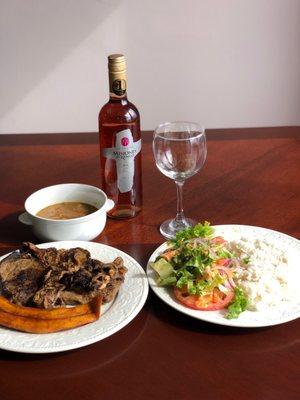 Carne Asada Frijol MISIONES D RENGO, WINE Ros